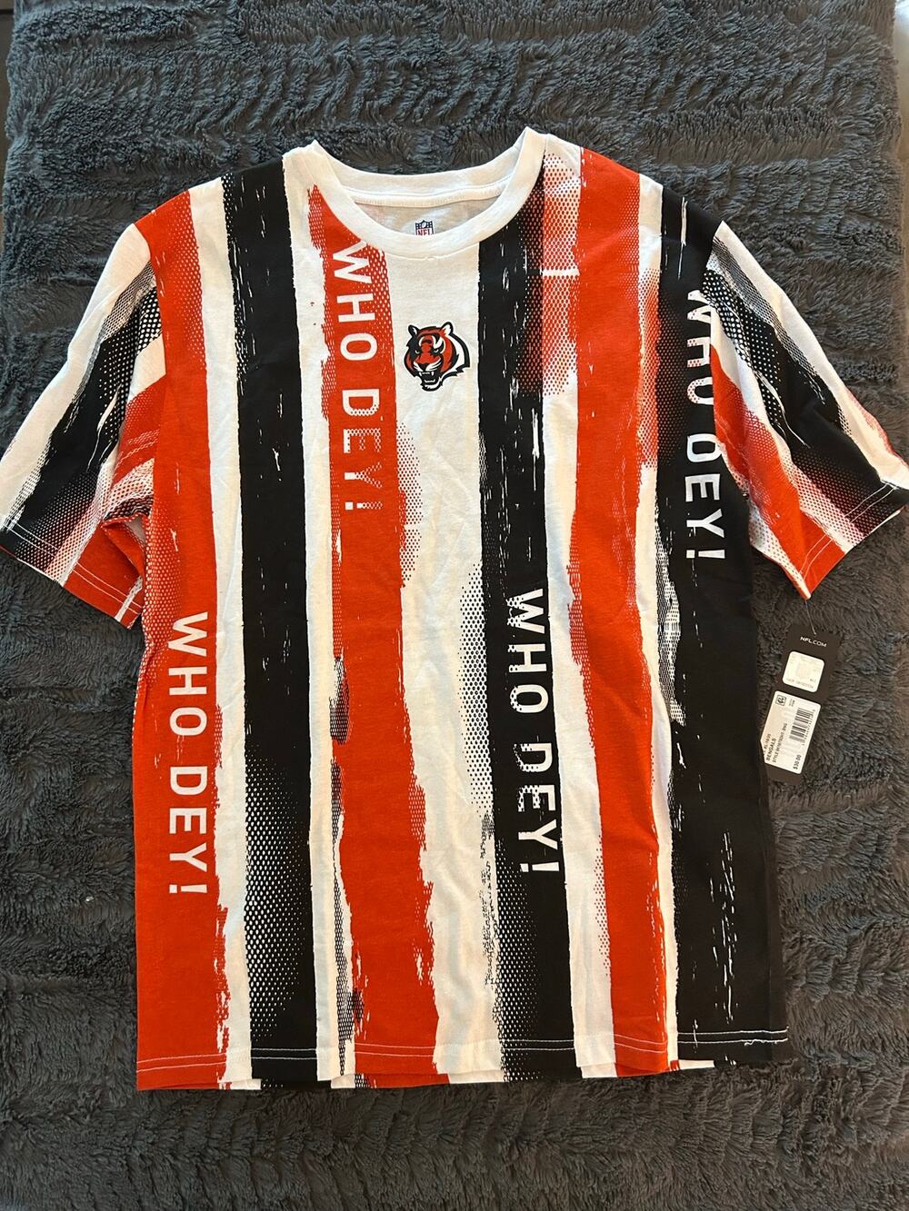 Cincinnati Bengals NFL Youth XL Black & Orange T-Shirt (NWT)